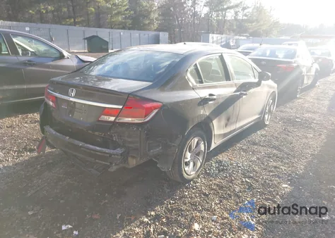 2014 Honda Civic Lx from USA, damaged, VIN 2HGFB2F55EH555839